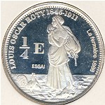Реюньон, 1/4 евро (2004 г.)