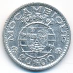 Mozambique, 20 escudos, 1966