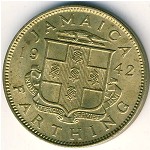 Ямайка, 1 фартинг (1938–1947 г.)