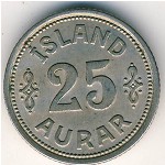 Исландия, 25 эйре (1940 г.)