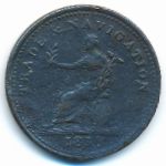 Новая Шотландия, 1 пенни (1838 г.)