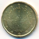 Сан-Марино, 20 евроцентов (2017–2020 г.)