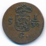 Нидерландская Индия, 1/2 дуита (1808 г.)