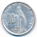 Guatemala, 10 centavos, 1925–1949