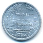 Французская Полинезия, 1 франк (1965 г.)