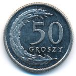 Poland, 50 groszy, 1990–2016