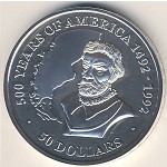 Острова Кука, 50 долларов (1989–1991 г.)
