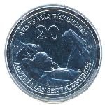 Австралия, 20 центов (2009 г.)
