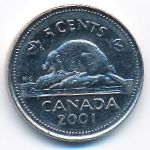 Канада, 5 центов (1999–2003 г.)