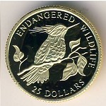 Cook Islands, 25 dollars, 1997