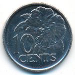Тринидад и Тобаго, 10 центов (2017 г.)