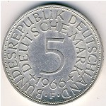 ФРГ, 5 марок (1951–1974 г.)