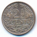 Нидерланды, 2 1/2 цента (1912–1941 г.)