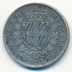 Italy, 1 lira, 1863–1867