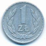 Poland, 1 zloty, 1949