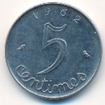 Франция, 5 сентим (1962 г.)