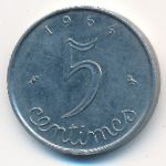 Франция, 5 сентим (1964 г.)