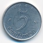Франция, 5 сентим (1964 г.)