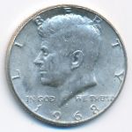 США, 1/2 доллара (1968 г.)