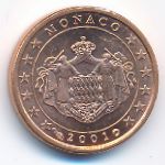 Монако, 1 евроцент (2001–2005 г.)