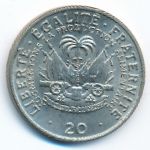Haiti, 20 centimes, 1972–1983
