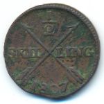 Sweden, 1/2 скиллинга (1807 г.)