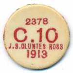 Кокосовые острова, 10 центов (1913 г.)