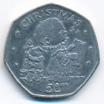 Gibraltar, 50 пенсов (1989 г.)