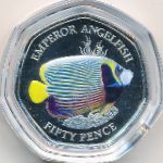 British Indian Ocean Territory, 50 пенсов (2021 г.)