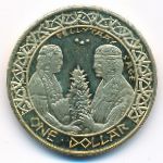 Индейская резервация Санта-Изабел., 1 доллар (2012 г.)