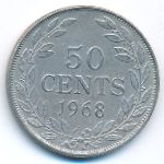 Либерия, 50 центов (1968 г.)