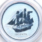 Острова Кука, 10 центов (2021 г.)