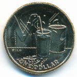 Australia, 1 dollar, 2021