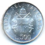 Vatican City, 500 lire, 1981