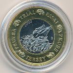 Джерси., 1 евро (2003 г.)