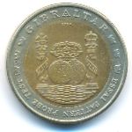 Гибралтар., 2 евро (2004 г.)