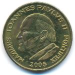Vatican City., 5 euro, 2005