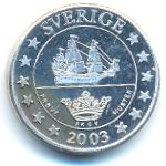 Швеция., 1 евроцент (2003 г.)