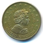 Great Britain., 50 euro cent, 2002