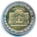 Словакия., 2 евро (2004 г.)