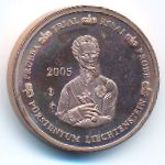 Лихтенштейн, 1 евроцент (2005 г.)