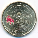 Canada, 1 dollar, 2021