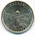 Canada, 1 dollar, 2021