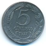 Испания, 5 сентимо (1937 г.)