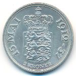 Denmark, 2 kroner, 1937