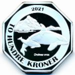 Bouvet Island., 200 крон (2021 г.)