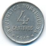 Portugal, 4 сентаво (1919 г.)