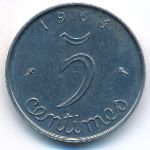 Франция, 5 сентим (1964 г.)