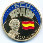 Либерия, 10 долларов (2001 г.)