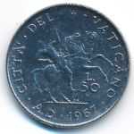 Vatican City, 50 lire, 1967
